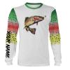 Rainbow Trout Fishing 3D All Over print shirts personalized fishing apparel for Adult and kid NQS574