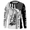 Black And White American Flag Patriotic Fish Reaper Custom All Over Print Shirts, Fishing Gift For Men And Women Nqs1981