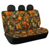 Hunting Orange Tree Camo Printed Bench Seat Covers | Perfect Car Accessories Hunting, Fishing Gifts – Iphw1283
