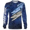 Wahoo Fishing Water Camo Customize name All over print shirts – personalized fishing gift for men, women and kid – IPH1267