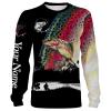 Rainbow Trout Fishing scale Customize name All over print shirts – personalized fishing gift for men and women – IPH991