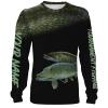Nothern Pike Tournament fishing Customize name All over print shirts personalized fishing gift Black version – IPH959