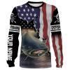 Flathead Catfish Fishing 3D Flying American Flag Patriot 4th of July Custom name All over print shirts – personalized fishing gift for men, women and kid – IPH1306