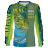 Mahi Mahi (Dorado) Fishing Scale Here Fishy Fishy Fishy Custom name All over print shirts – personalized fishing gift for men, women and kid – IPH1292