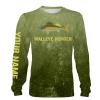 Walleye Fishing Hunter Water tie dye Custom name All over print shirts – personalized fishing gift for men, women and kid – IPH1289