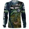 Walleye Custom name All over print shirts – personalized fishing gift for men, women and kid – IPH1313