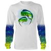 Mahi mahi fishing 3D all over print shirts Fishing gift for Men, women Plus size NQS208