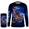 American Largemouth Bass Fishing Makes me happy Customize name long sleeves personalized gift – NQS782