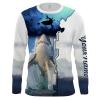 Shark Fishing Customize name long sleeves fishing shirts , Personalized Fishing Gift NQS1841