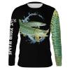 Musky ( Muskie) Fishing Customize name long sleeves – personalized fishing performance shirt for men and women and Kid – NQS955