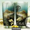 Walleye Fishing Personalized Dna2010012 Stainless Steel Tumbler