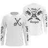 Fish Reaper Fish On Custom Name 3D All Over Printed Fishing Shirts Black And White Fishing Shirts Nqs2528