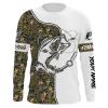 Custom Largemouth Bass Fishing Shirts camo Sun shirts – personalized Long sleeves fishing apparel gift for men, women and kids – IPHW115