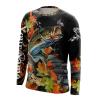 Largemouth Bass Fishing camo customize name long sleeves shirt personalized gift for Fishing lovers – NQS706