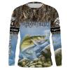 Custom Walleye Fishing Lake Camo Sun Shirts Long sleeves personalized gift for men, women and kids – IPHW75