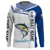 Tuna Fishing Quick Dry Customize Name And Boat Name Tournament Long Sleeves Fishing Shirts Nqs1972