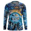 Walleye Fishing blue muddy camo customize name long sleeves shirts personalized fishing apparel gift for Fishing lovers – IPH1928