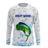 Mahi Mahi (Dorado) Fishing customize name long sleeves personalized gift for Fishing lovers – IPH1651