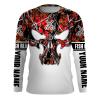 Red muddy camo Fish Reaper Fish Skull Custom Long Sleeve Fishing Shirts, Fish on Clothing – IPHW716