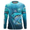 Tuna fishing sea blue camo saltwater fishing fishing shirts , fishing gift ideas for fisherman – NQS1397