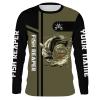 Largemouth Bass Fishing legend performance fishing shirts Customize name long sleeves personalized shirts for men, women and kid – NQSD213
