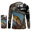 Walleye Fishing Customize name long sleeves personalized gift – NQS754