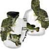 Largemouth Bass Fishing Camo Quick Dry Customize Name Hoodie, Sweatshirt Fishing Apparel Nqs2312