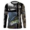 Largemouth Bass fishing Customize Name 3D Full printing Shirts, Long sleeve Sun / fishing clothing FEB21 FSD1494