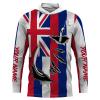 HI Fishing 3D Fish Hook Hawaiian Flag quick-dry Custom long sleeves shirts personalized fishing apparel gift for Fishing lovers – IPHW516