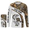 Beautiful Texas Slam Fishing Tattoo Redfish, Speckled Trout, Flounder Customize name long sleeves personalized gift – NQS765