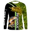 Bass and Trout fishing camo custom name 3D full printing shirts Personalized fishing gifts  FSD1624