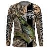 Freshwater Fishing Pike, Bass, Walleye Long Sleeve Fishing Shirts, Personalized Fishing Camo Clothing – IPHW723