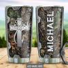 Personalized Hunting Fishing Faith Metal Style Ttz1412021 Stainless Steel Tumbler