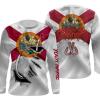 Custom Florida Flag FL Fishing 3D Fish Hook Long Sleeve personalized fishing apparel gifts – IPHW998