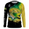 Mahi Mahi ( Dorado) Fishing Customize Name Quick Dry Long Sleeves Fishing Shirts,Gifts For Fishing Lover Nqs2448