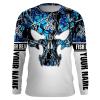 Fishing Fish Reaper Fish skull blue muddy camo customize name long sleeves shirts personalized fishing apparel gift for Fishing lovers – IPH1916