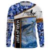 Marlin Fishing Sea Camo Custom Saltwater Fishing Shirts Fishing Jersey for men, women and kids – IPHW244