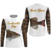 Smallmouth Bass fishing custom name Hoodie, long sleeve shirts for Adult and Kid FSD1655