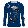 SC Fishing Custom South Carolina Flag 3D Fish Hook Long sleeve personalized fishing apparel gifts – IPHW446