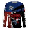 Flounder, Redfish, Speckled Trout Texas Hooked on freedom Customize Name quick dry Fishing Shirts NQS1721