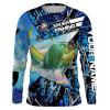 Mahi Mahi Fishing Skeleton Fishing Skull star blue muddy Camo customize name long sleeves shirts personalized gift for Fishing lovers – IPH1839
