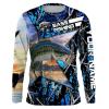 Largemouth Bass Fishing Skeleton Fishing Skull star Camo customize name long sleeves shirts personalized gift for Fishing lovers – IPH1781