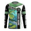 Mahi Mahi Fishing apparel Sun / customize name long sleeves shirts personalized fishing clothing gift for adults and kids – IPH2053