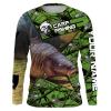 Carp Fishing Skeleton Fishing Skull star green muddy Camo customize name long sleeves shirts personalized gift for Fishing lovers – IPH1836