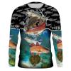 Texas Inshore Slam fishing redfish puppy drum, speckled trout, flounder fishing shirts for men Performance Long Sleeve Customize name personalized shirt for men, women and Kid – NQS1066