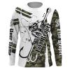 Fishing Fish reaper military camo Customize name long sleeves, Long sleeve hooded personalized gift for Fishing lovers – IPH1864