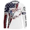 Trout Fishing Patriotic American Flag Shirts For Fisherman – Personalized Gifts On Christmas, Fathers Day Fsd2159