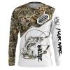 Walleye Fishing Tattoo Camo Quick Dry Custom Fishing Shirts , Fishing Shirts For Men, Women And Kid Nqs2446
