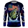 Crappie fishing I love a good pole dance American flag patriotic 4th July Custom Name fishing shirt NQS1932