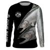 Chinook Salmon (King Salmon) Fishing Performance Fishing Shirts Custom Name 3D Nqs2531